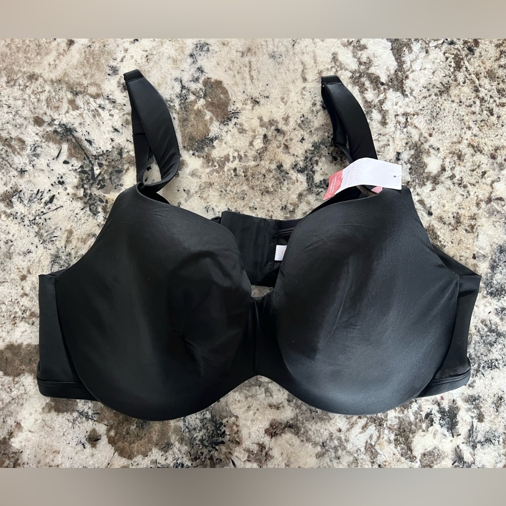 Lightly Lined Balconette Black Women's Bra